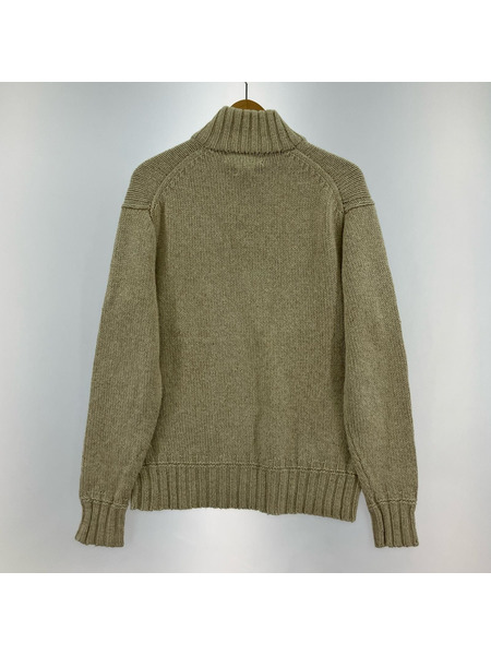 POLO RALPH LAUREN ニット・セーター 90s 星条旗 ニットカットソー ベージュ サイズM