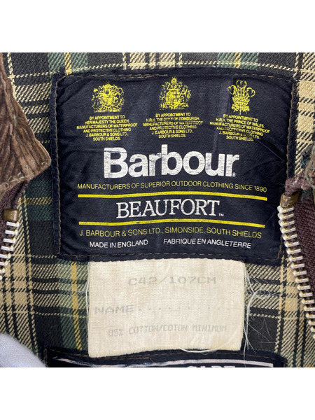 Barbour ジャケット 3ワラント BEAUFORT C42/107CM