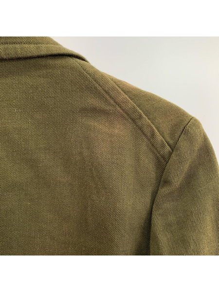 LIMI feu ミリタリージャケット ヨウジヤマモト ダブルブレストミリタリージャケット (S) カーキ