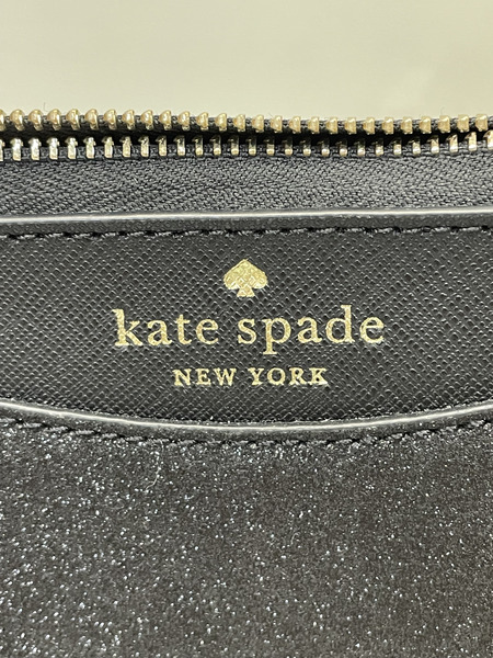kate spade new york ラメ 2WAYショルダーバッグ ブラック