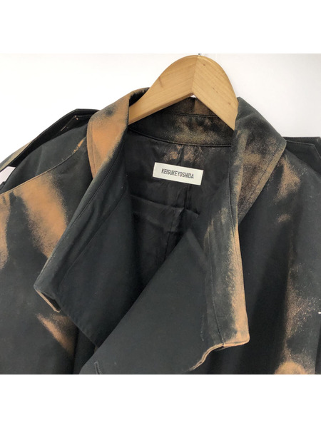 KEISUKEYOSHIDA/bleach die trench coat