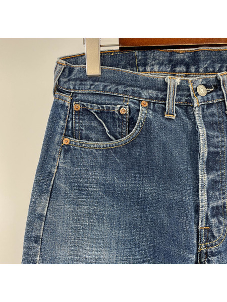 60s Levi's USA製 501 ビッグE 均等V デニムパンツ 約29インチ インディゴ