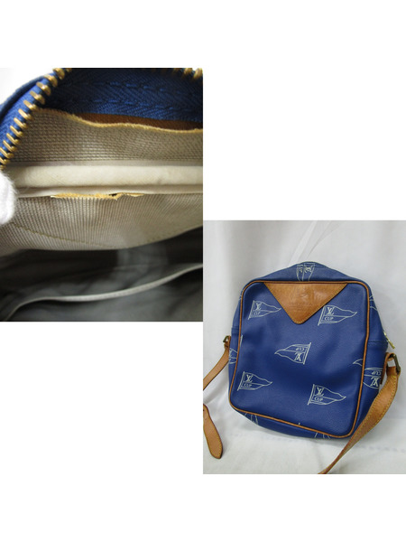 LOUIS VUITTON サック・サンディエゴ限定 ショルダーバッグ M80010 青