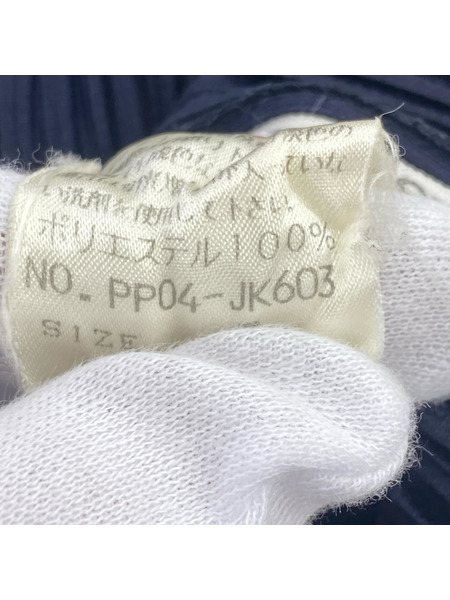 ISSEY MIYAKE タンクトップ プリーツタンクトップ ネイビー(3)