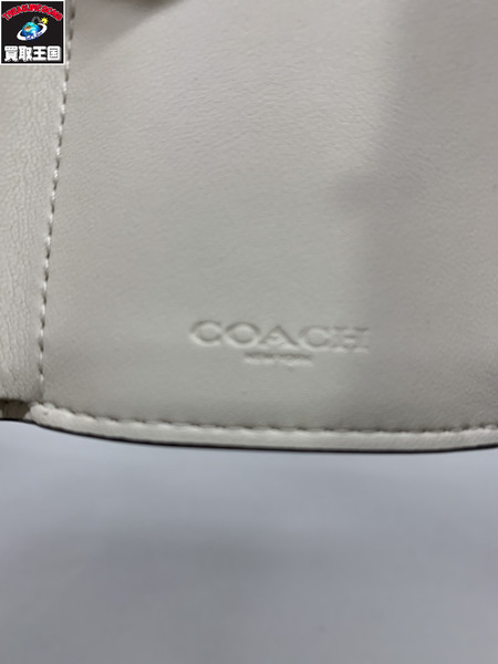 コンパクトウォレット COACH エッセンシャル ミニ トライフォールド ウォレットストロベリー