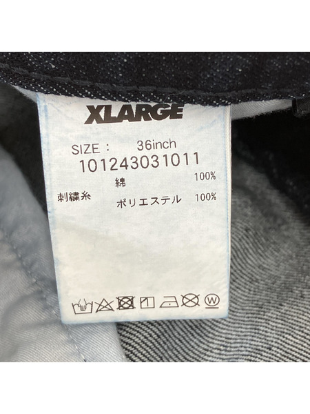 XLARGE/101243031011/OVERDYED DENIM PANTS