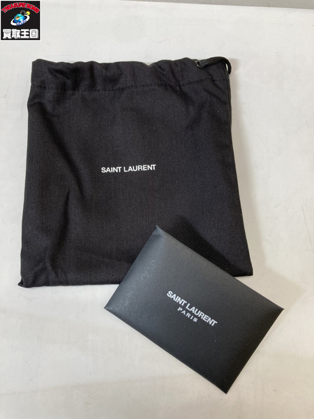 SAINT LAURENT 二つ折り財布 黒