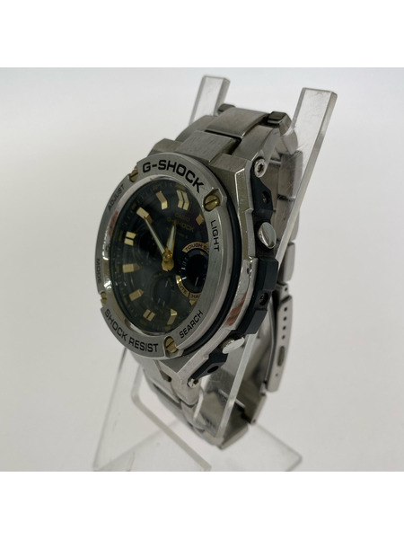 CASIO G-SHOCK GST-W110D/G-STEEL/ソーラー/シルバーカラー