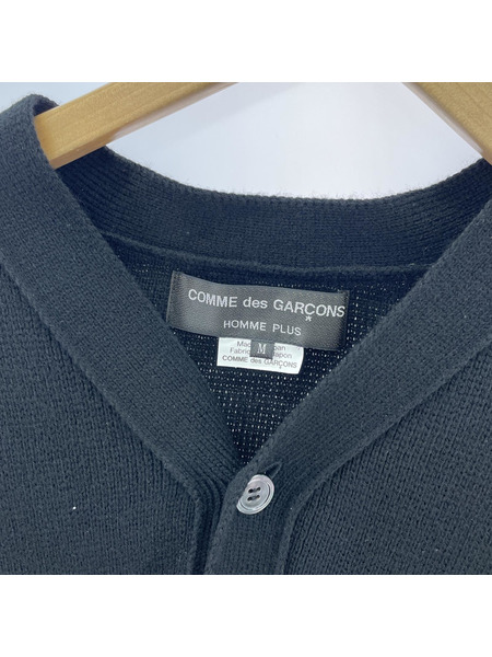 COMME des GARCONS カーディガン ボタン・ワイドカーディガン M ブラック