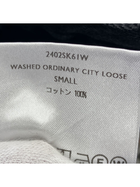 SHINYAKOZUKA WASHED ORDINARY CITY LOOSE BLK ワイドデニム (30)