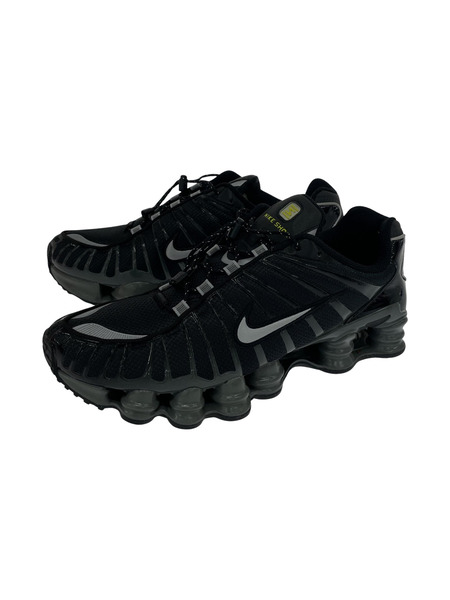 NIKE WMNS SHOX TL BLACK METALIC SILVER 28cm FV0939-001