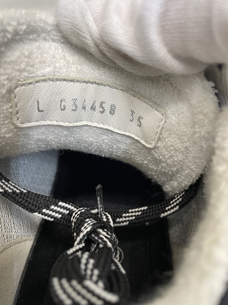 CHANEL ココマーク メッシュ切替 ハイカットスニーカー 35 黒 G34458