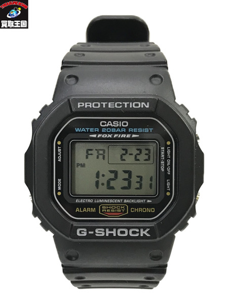 G-SHOCK/DW-5600E/腕時計/ジーショック/黒/クォーツ[値下]