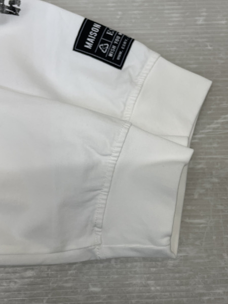 MAISON CASANOVA L/S Tee ホワイト