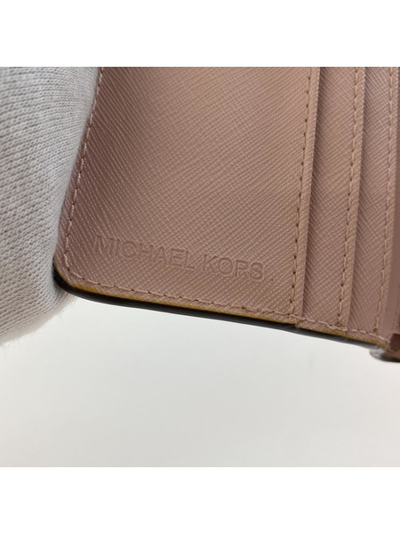 MICHAEL KORS 二ツ折リ財布 ピンク