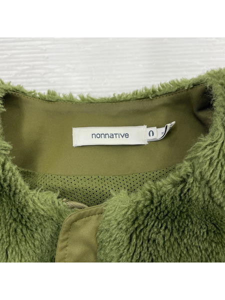 nonnative×LIBERTY TROOPER CARDIGAN フリースカーディガン