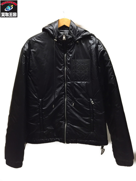 LOEWE/23SS/Anagram Padded Parka/アナグラム/中綿ジャケット/48/黒