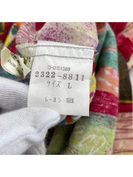 Mr.JUNKO S/S 総柄オープンシャツ L[値下]
