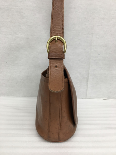 COACH　D5C-4150　レザーショルダーバッグ　茶