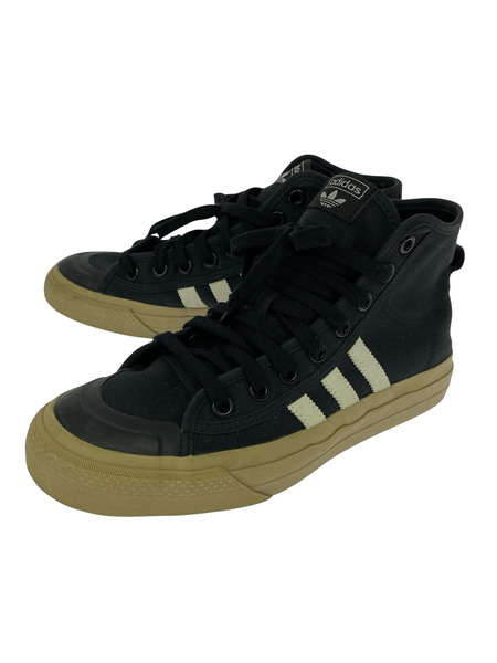 adidas スニーカー ハイケット スニーカー 黒 25.5cm