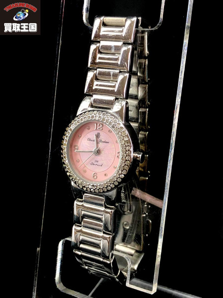 Christian Bonheur ダイアモンドモチーフ腕時計 シルバー[値下