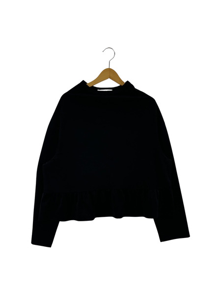 COMME des GARCONS 23SS ラッフルブラウス M ブラック