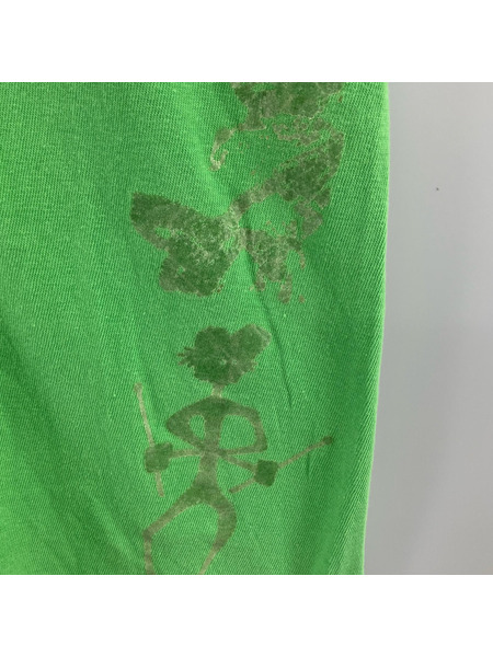 STUSSY マルチプリントTee L 黄緑