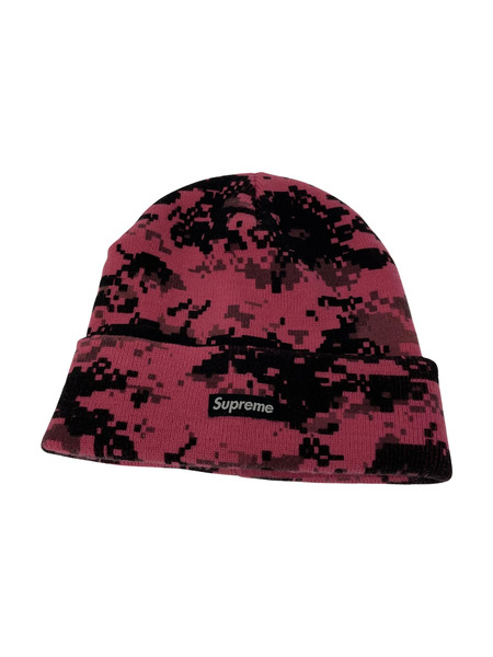 Supreme 17FW Digi Camo Beanie ピンク