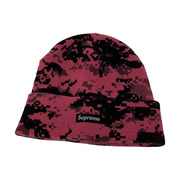 Supreme 17FW Digi Camo Beanie ピンク