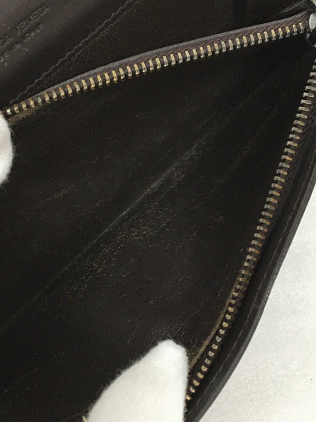 BOTTEGA VENETA  イントレチャート長財布　茶