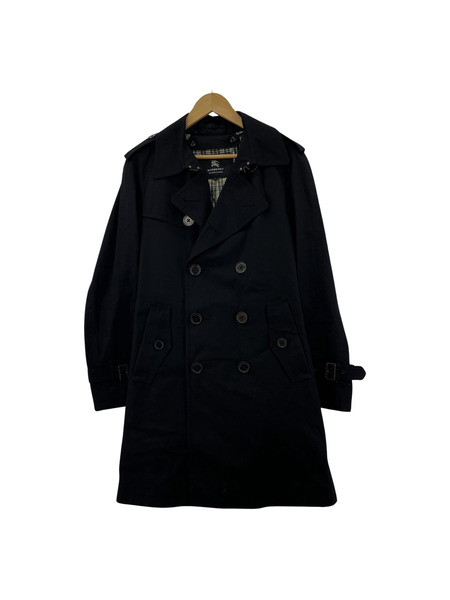 BURBERRY BLACK LABEL インナー付キ/トレンチコート 黒 M