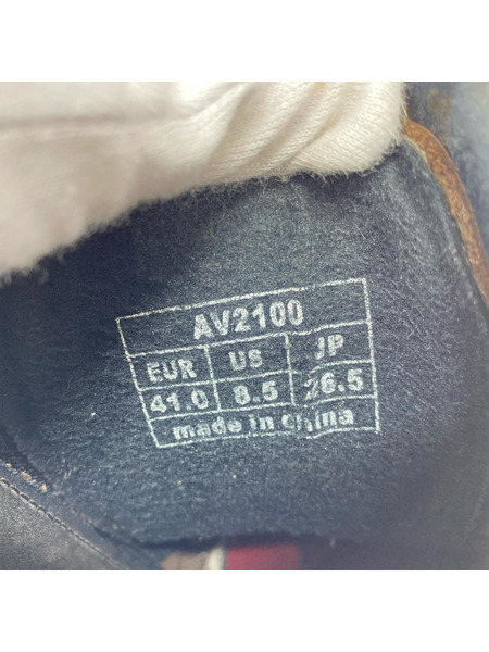 AVIREX ブーツ サイドZIP バーガンディ 26.5CM