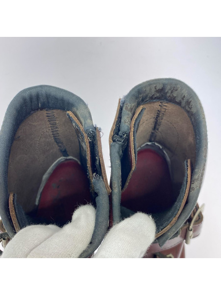 AVIREX ブーツ サイドZIP バーガンディ 26.5CM