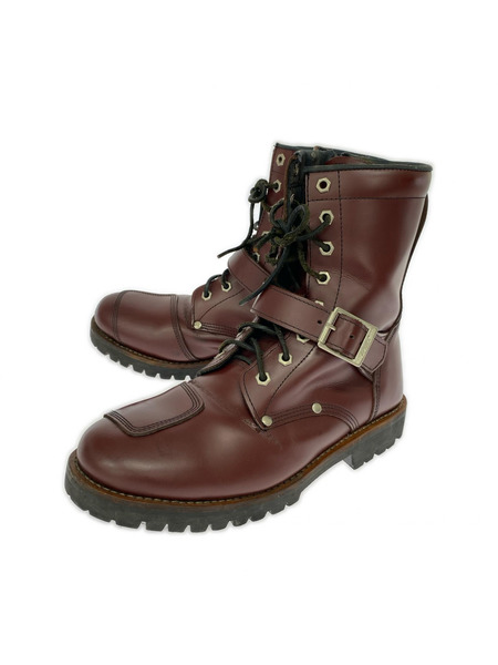 AVIREX ブーツ サイドZIP バーガンディ 26.5CM