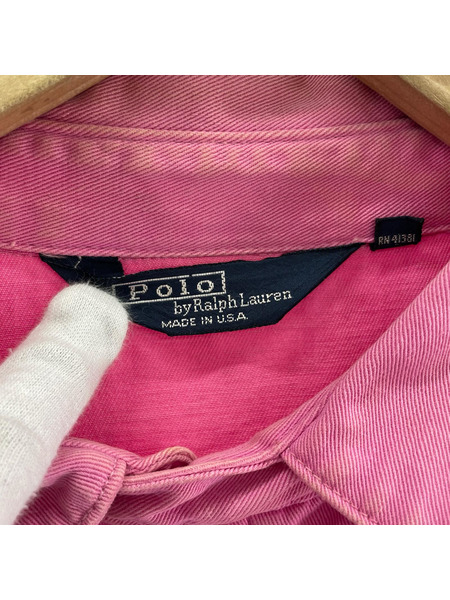 POLO RALPH LAUREN ジャケット 80s USA製 スイングトップ PNK L