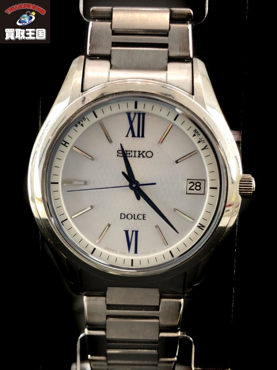 SEIKO DOLCE 7B24 0BM0 SEHR GUT 3431