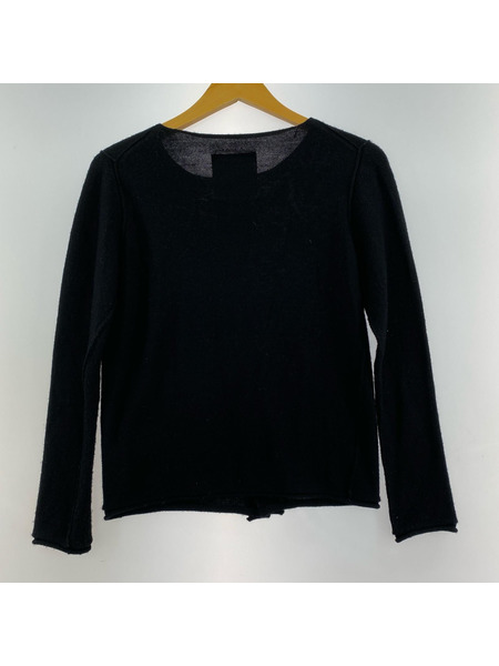 Y's カーディガン ウール カーディガン ブラック