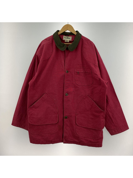 L.L.Bean USA製/カラーダック/ハンティングジャケット XL 赤｜商品番号