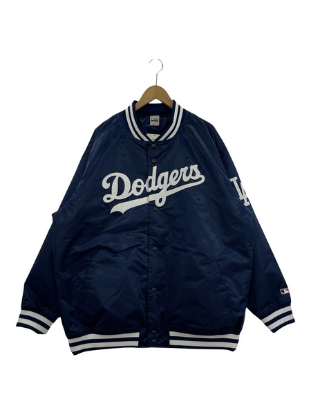 Fanatics Dodgers ナイロンスタジャン 紺 4L