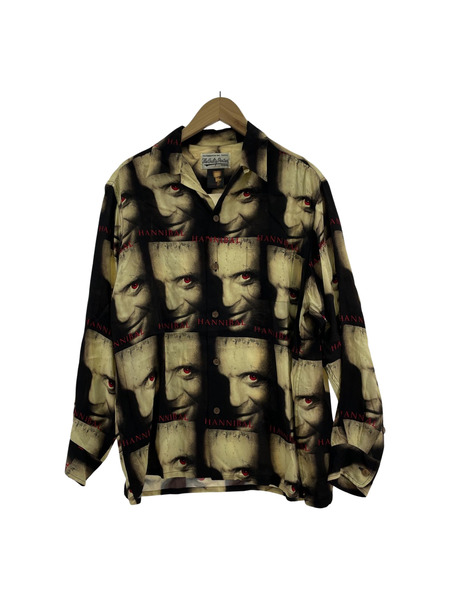 WACKO MARIA 21AW HANNIBAL L/S HAWAIAN SHIRT (M)