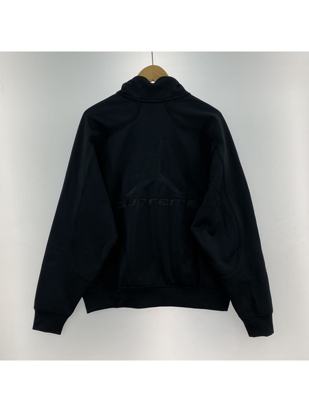 Supreme JORDAN TRICOT TRACK JACKET BLACK SIZE:S