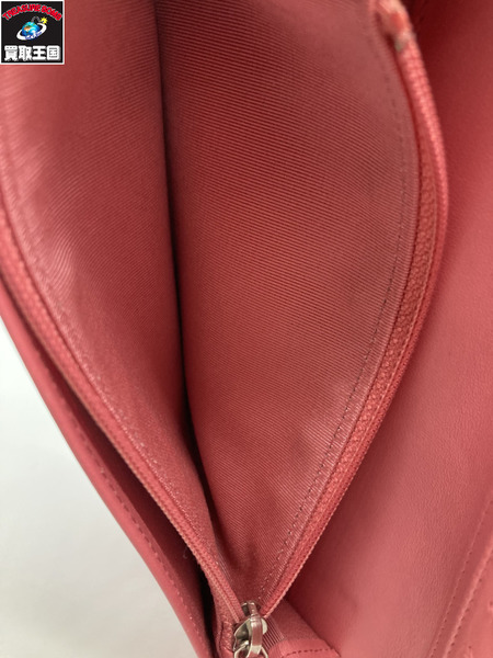 CHANEL シャネル マトラッセ 長財布 ピンク 折りたたみサイフ 