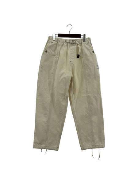 South2 West8/BELTED C.S.PANT/M/WHT