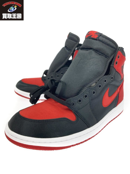 NIKE WMNS AIR JORDAN 1 RETRO HI OG SATIN BRED 28.0cm[値下]｜商品