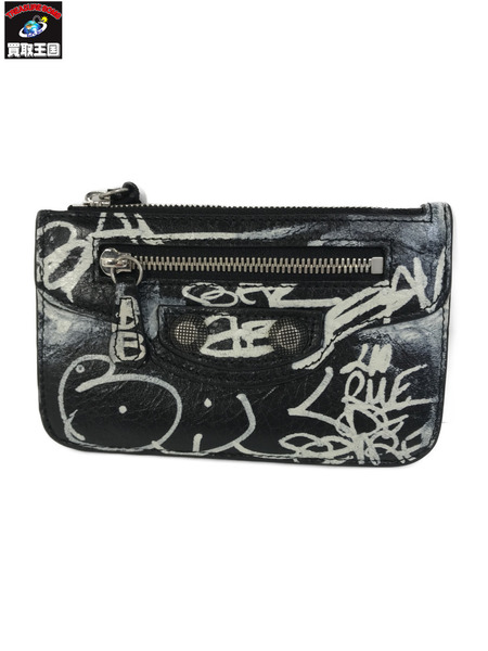 BALENCIAGA/Le Cagole Long Coin Card Holder Graffiti