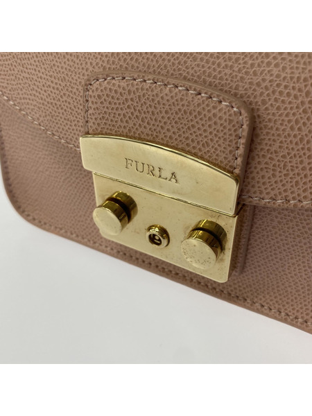 FURLA METROPOLIS MINI CROSSBODY ショルダーバッグ ピンク