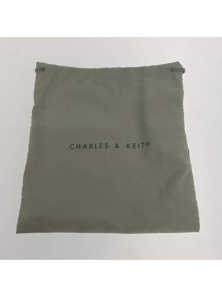 charles＆keith チェーンショルダーバッグ ピンク