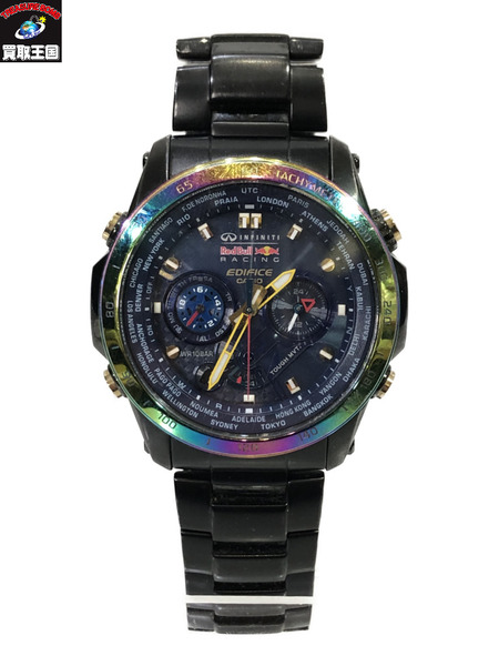 CASIO メンズ時計 EDIFICE EQW-T1010RB レッドブル ソーラー