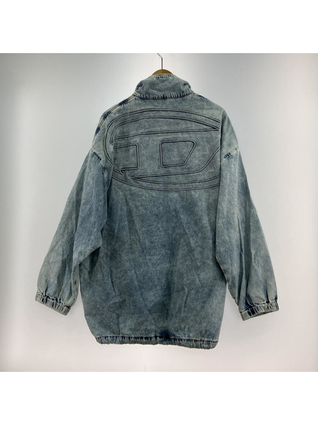 DIESEL/Denim jacket with Oval D/S/D-KRAP-S1