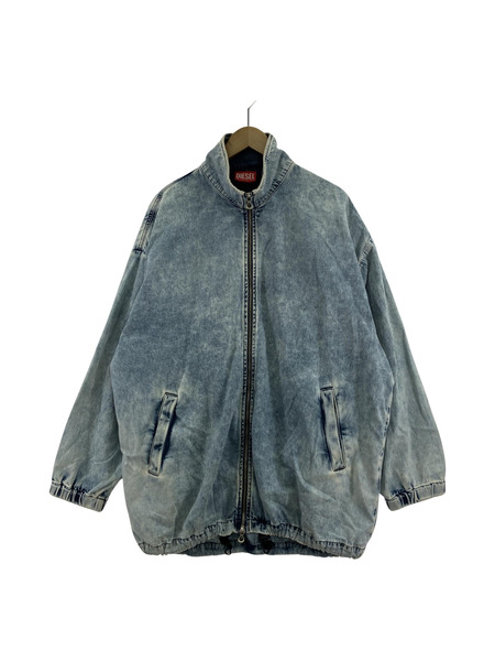 DIESEL/Denim jacket with Oval D/S/D-KRAP-S1